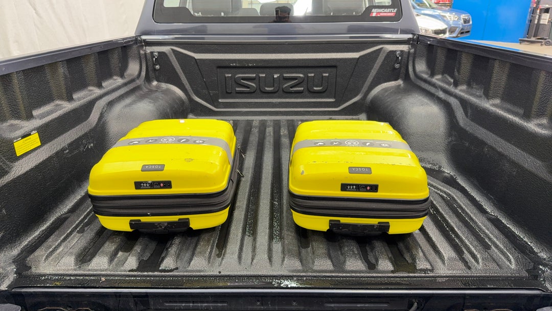 Boot Inside View with Luggage