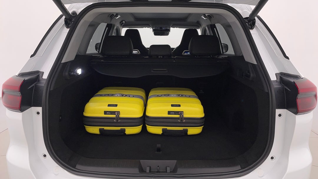 Boot Inside View with Luggage