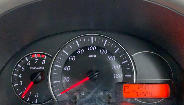 2014 Nissan Micra XV CVT, Petrol, Automatic, 74,523 km, Odometer Image