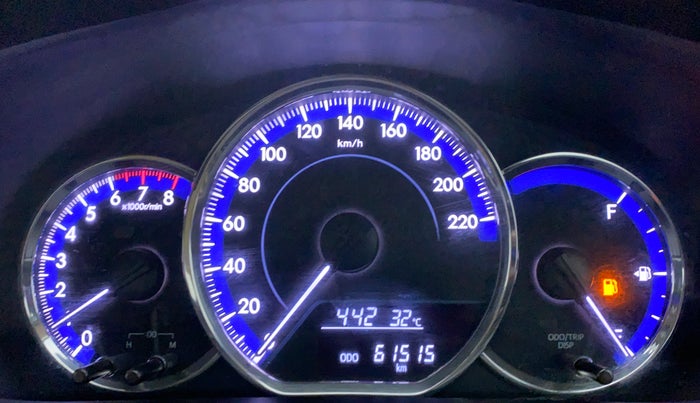 2018 Toyota YARIS J MT, Petrol, Manual, 61,783 km, Odometer Image