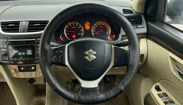 2014 Maruti Swift Dzire ZXI, Petrol, Manual, 65,693 km, Steering Wheel Close Up