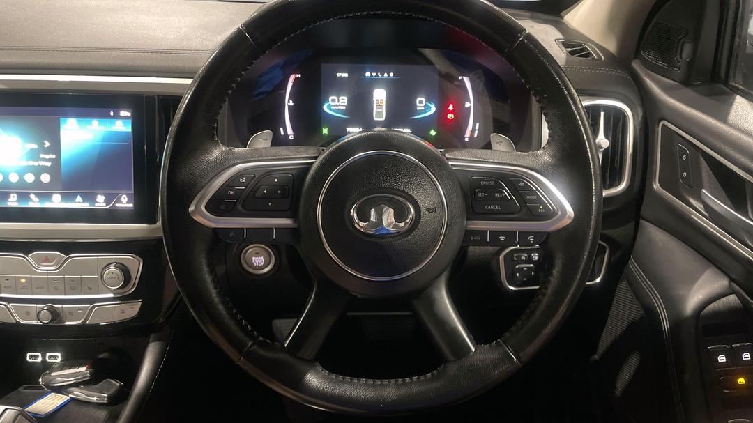 2021 GWM Ute Cannon-X (4x4), Automatic, 75654 km, Steering Wheel Close-up