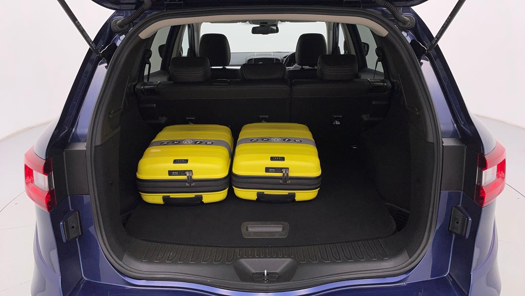 Boot Inside View with Luggage