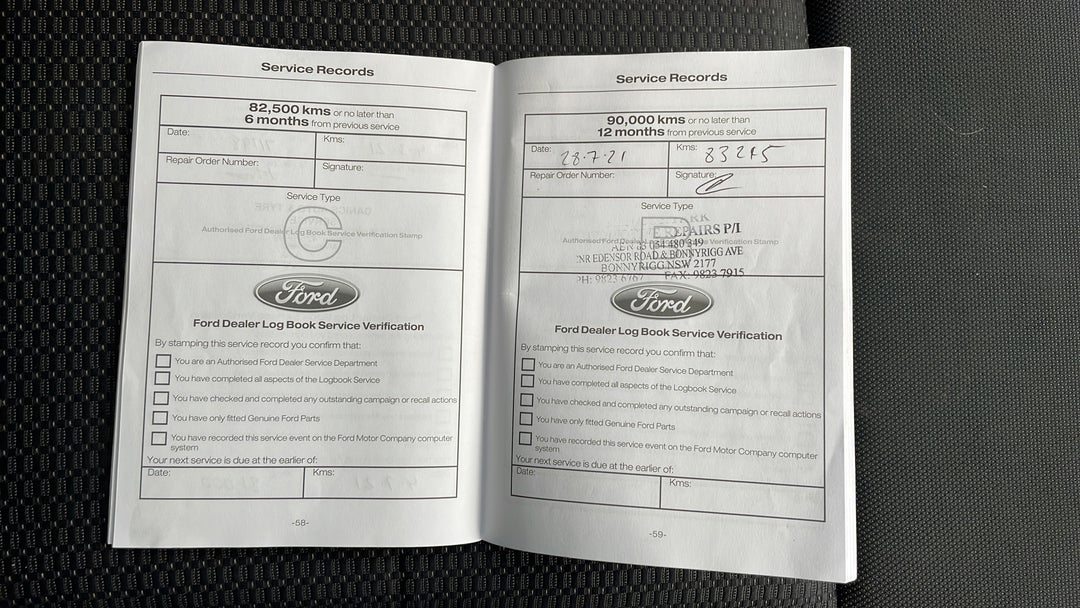 2016 Ford Everest Trend (rwd), Automatic, 84386 km, Service History