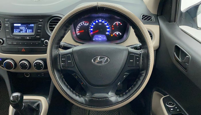 2019 Hyundai Xcent S 1.2, CNG, Manual, 74,110 km, Steering Wheel Close Up