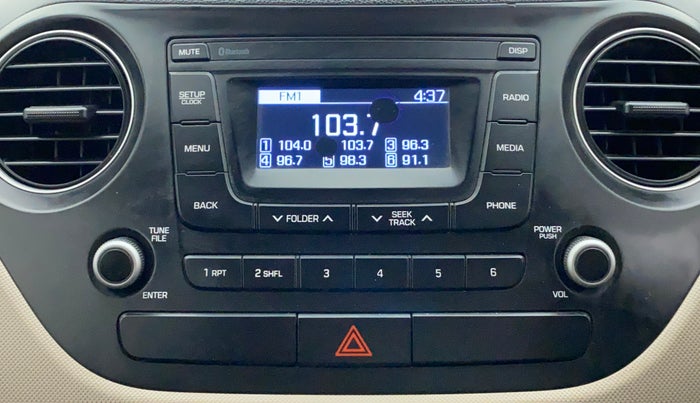2019 Hyundai Xcent S 1.2, CNG, Manual, 74,110 km, Infotainment System