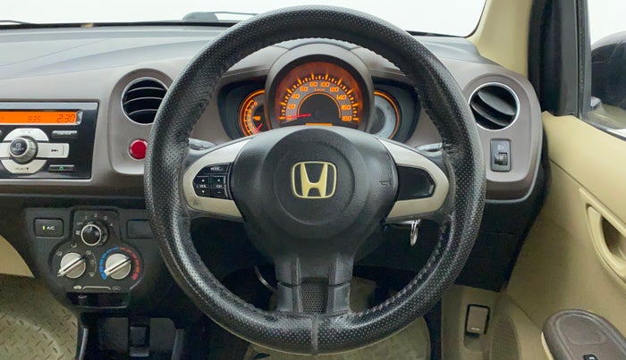 2012 Honda Brio S MT, Petrol, Manual, 83,048 km, Steering Wheel Close Up
