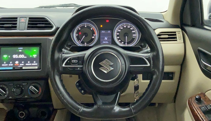 2017 Maruti Dzire VDI AMT, Diesel, Automatic, 35,217 km, Steering Wheel Close Up