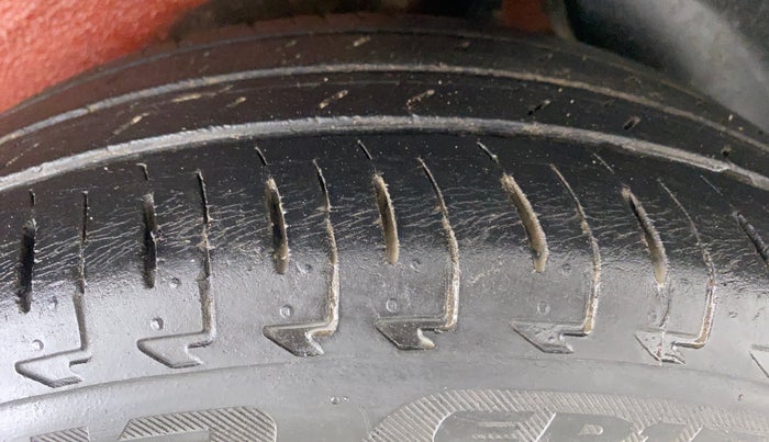2017 Maruti IGNIS ZETA 1.2 K12, Petrol, Manual, 57,710 km, Left Rear Tyre Tread