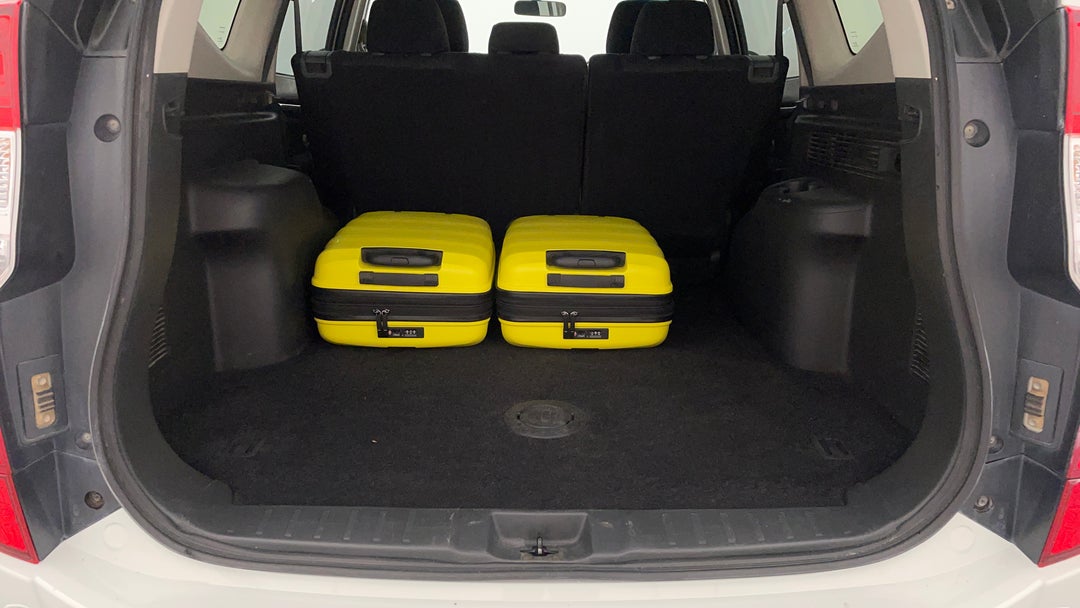 Boot Inside View with Luggage