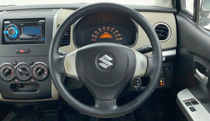 2014 Maruti Wagon R 1.0 LXI CNG, CNG, Manual, 75,760 km, Steering Wheel Close Up