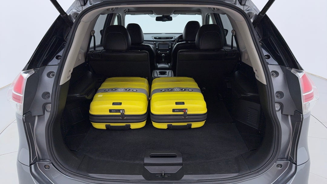 Boot Inside View with Luggage