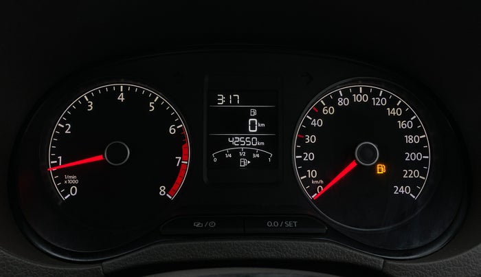 2017 Volkswagen Vento HIGHLINE PETROL, Petrol, Manual, 42,829 km, Odometer Image