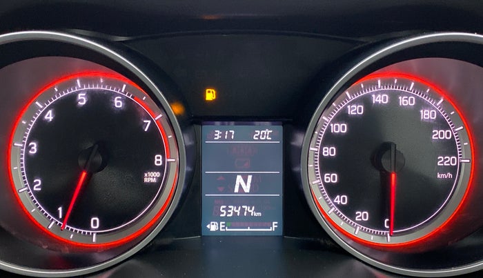 2018 Maruti Swift VXI AMT D, Petrol, Automatic, 53,536 km, Odometer Image