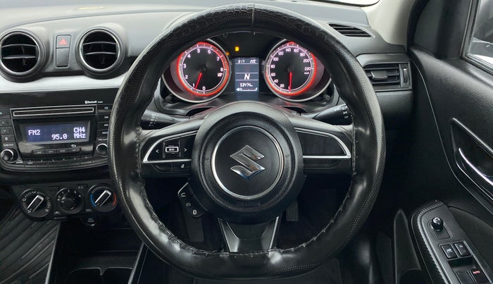 2018 Maruti Swift VXI AMT D, Petrol, Automatic, 53,536 km, Steering Wheel Close Up