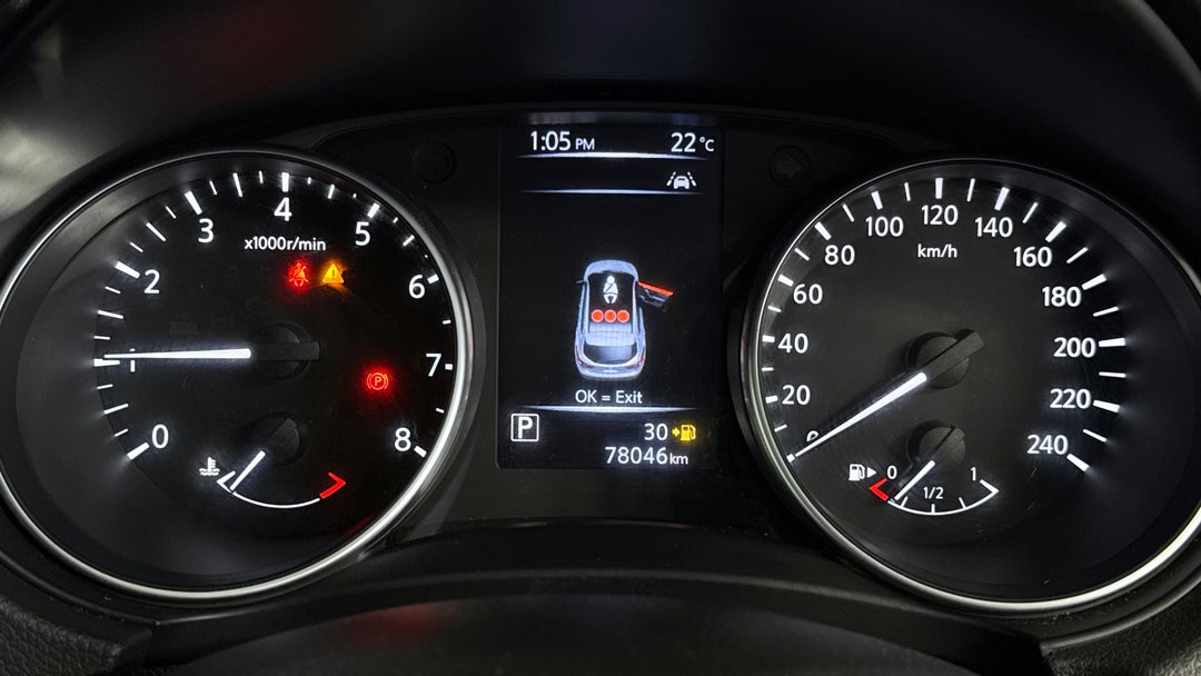 2019 Nissan Qashqai St, Automatic, 78046 km, Odometer View