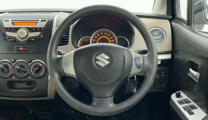 2013 Maruti Wagon R 1.0 VXI, Petrol, Manual, 1,04,906 km, Steering Wheel Close Up