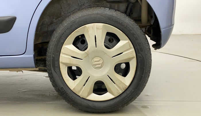 2013 Maruti Wagon R 1.0 VXI, Petrol, Manual, 1,04,906 km, Left Rear Wheel