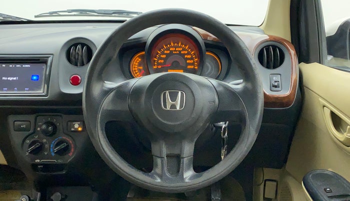 2014 Honda Amaze 1.2L I-VTEC EX, CNG, Manual, 97,342 km, Steering Wheel Close Up