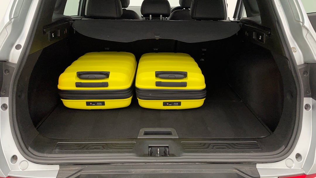 Boot Inside View with Luggage
