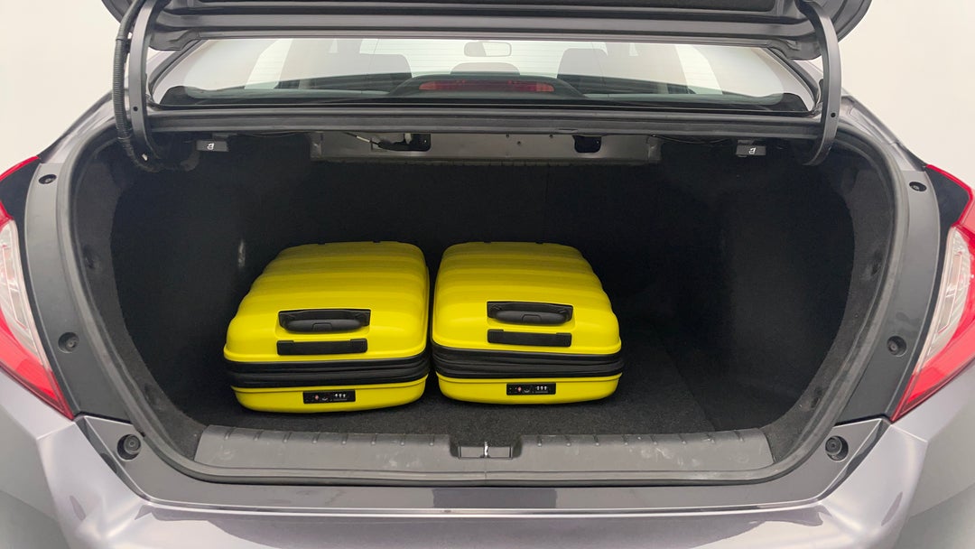 Boot Inside View with Luggage