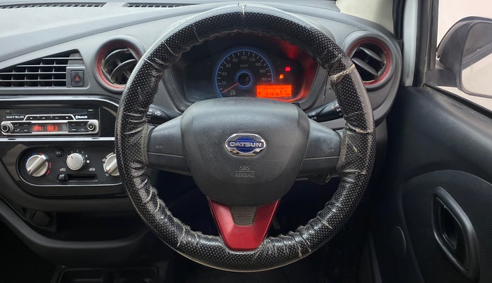 2016 Datsun Redi Go S, Petrol, Manual, 57,313 km, Steering Wheel Close Up