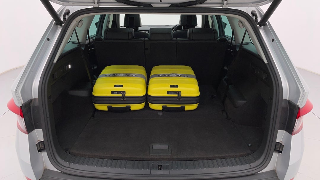 Boot Inside View with Luggage