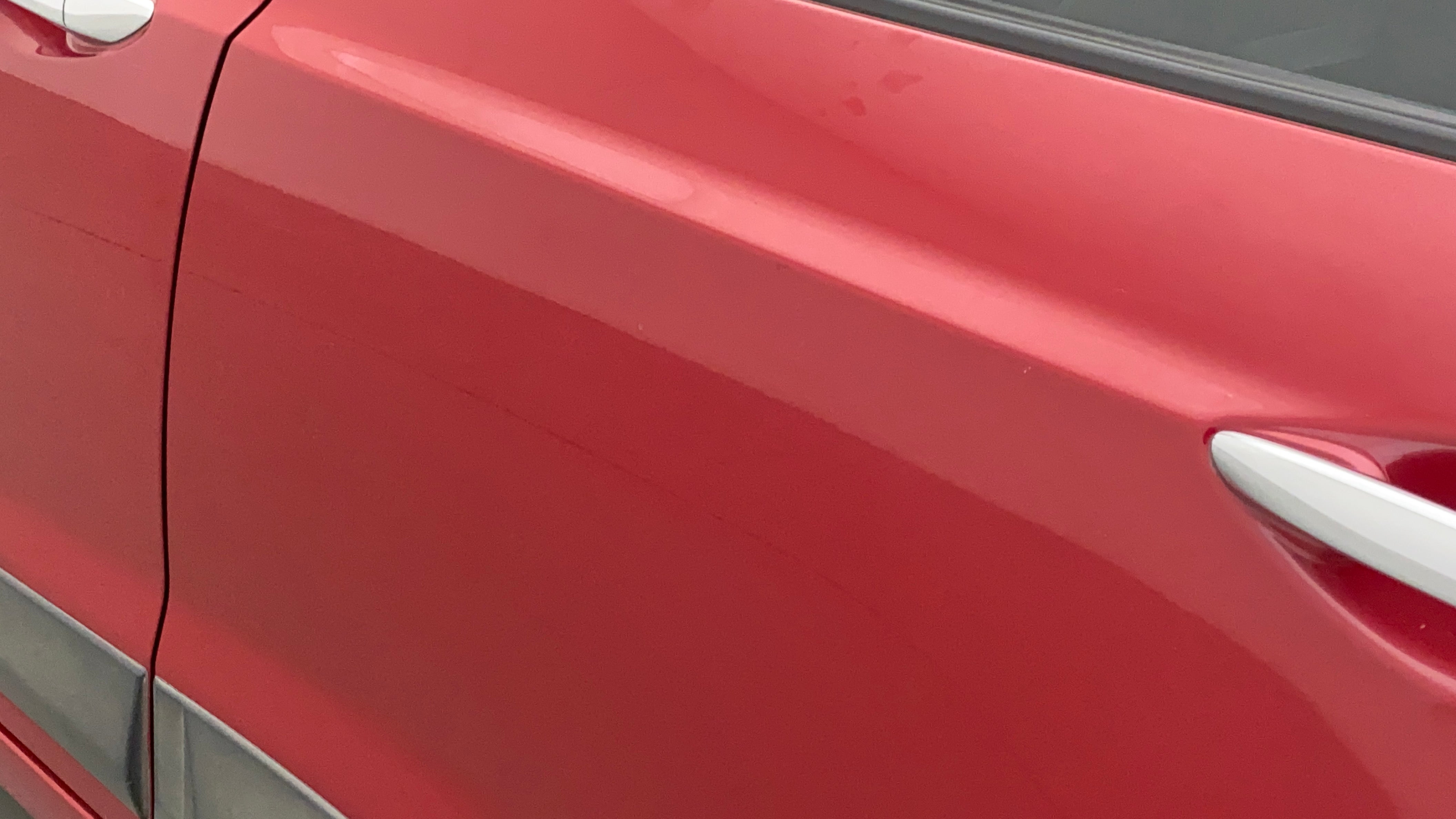 2014 Hyundai Xcent SX AT 1.2 (O), Petrol, Automatic, 26,874 km, Rear left door - Minor scratches