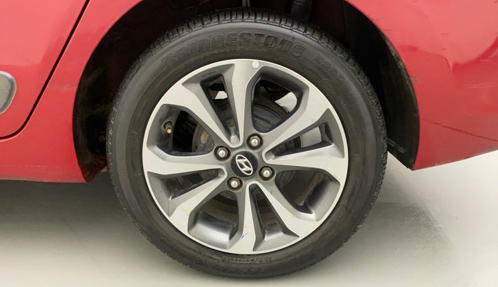 2014 Hyundai Xcent SX AT 1.2 (O), Petrol, Automatic, 26,874 km, Left Rear Wheel