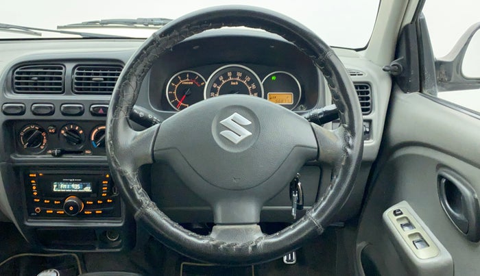 2014 Maruti Alto K10 VXI P, Petrol, Manual, 56,874 km, Steering Wheel Close Up