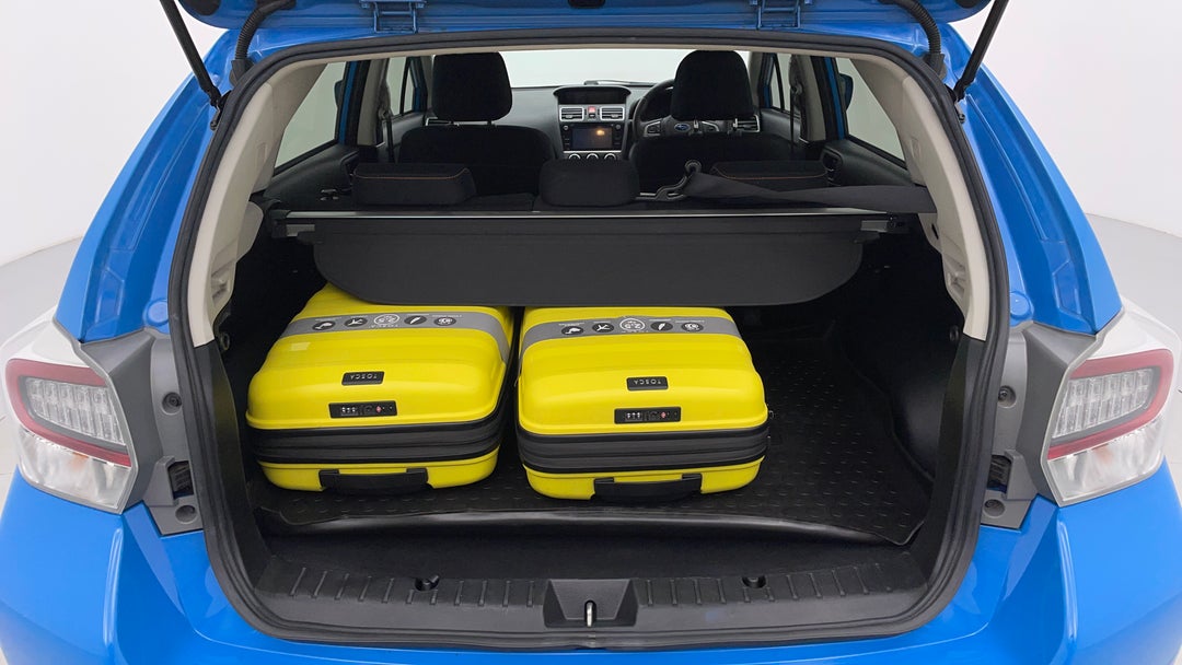 Boot Inside View with Luggage