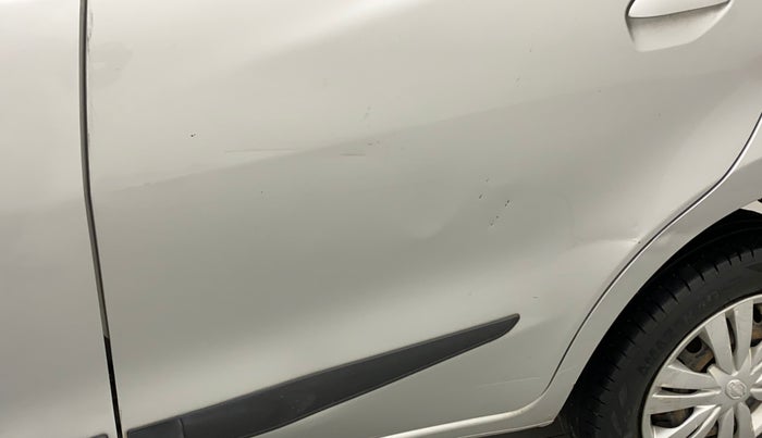 2014 Datsun Go T, Petrol, Manual, 77,035 km, Rear left door - Minor scratches
