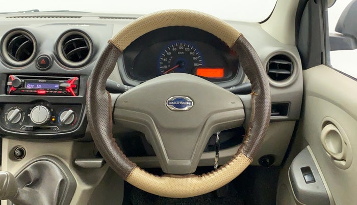 2014 Datsun Go T, Petrol, Manual, 77,035 km, Steering Wheel Close Up