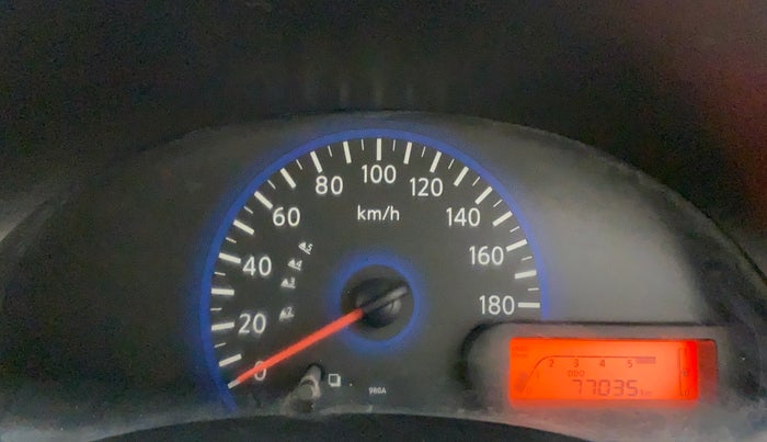 2014 Datsun Go T, Petrol, Manual, 77,035 km, Odometer Image