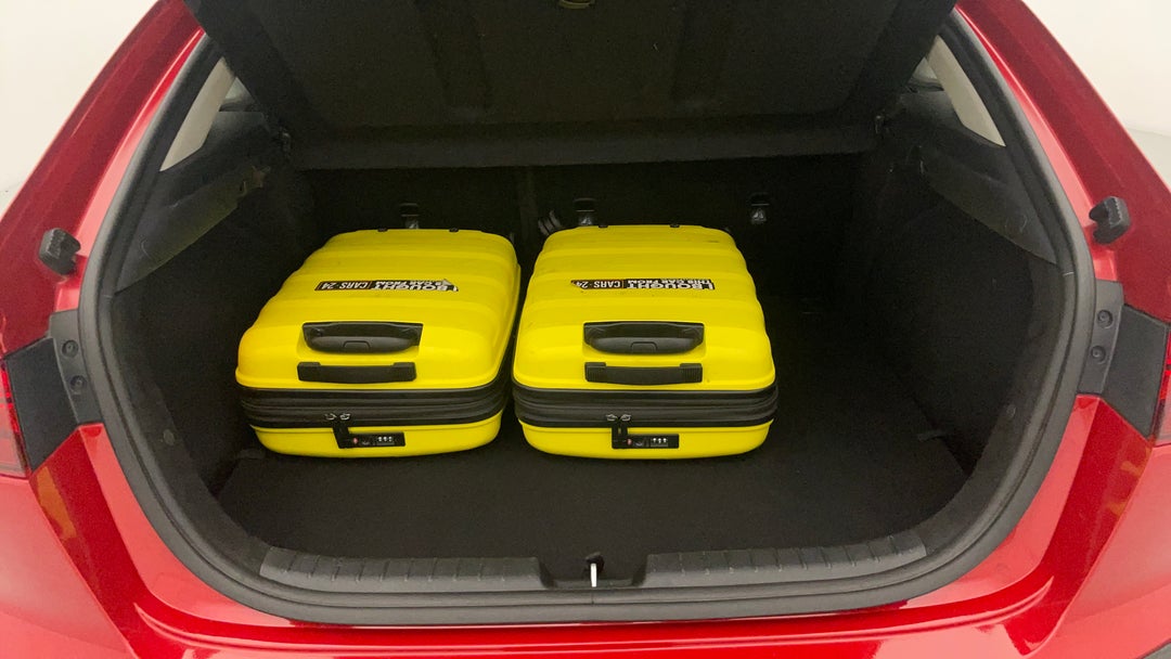 Boot Inside View with Luggage