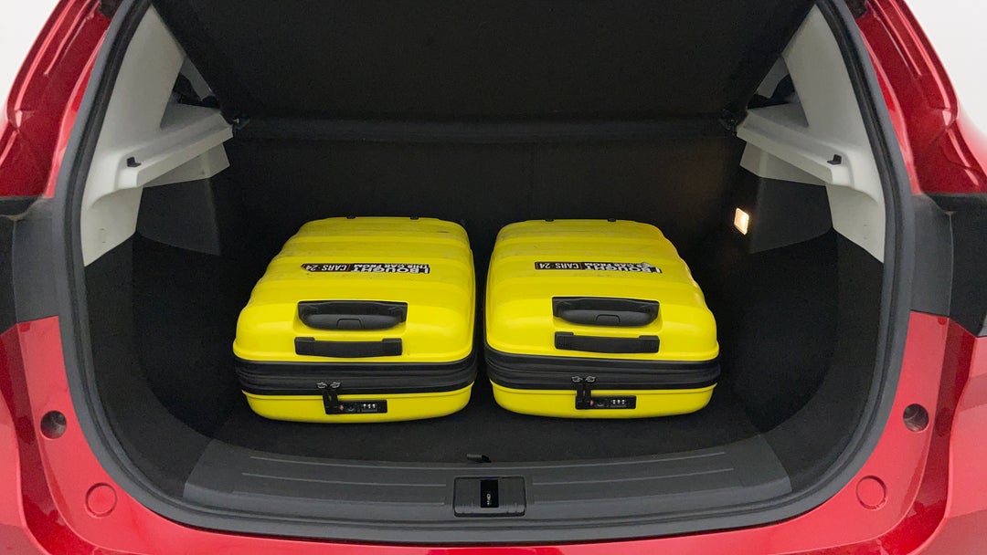 Boot Inside View with Luggage