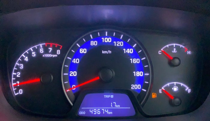 2015 Hyundai Xcent S 1.2, Petrol, Manual, 49,726 km, Odometer Image