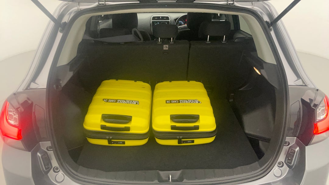 Boot Inside View with Luggage