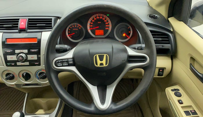 2010 Honda City 1.5L I-VTEC S MT, Petrol, Manual, 1,14,432 km, Steering Wheel Close Up