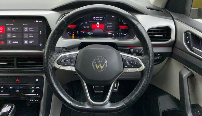 2021 Volkswagen TAIGUN GT PLUS 1.5 TSI DSG, Petrol, Automatic, 42,745 km, Steering Wheel Close Up