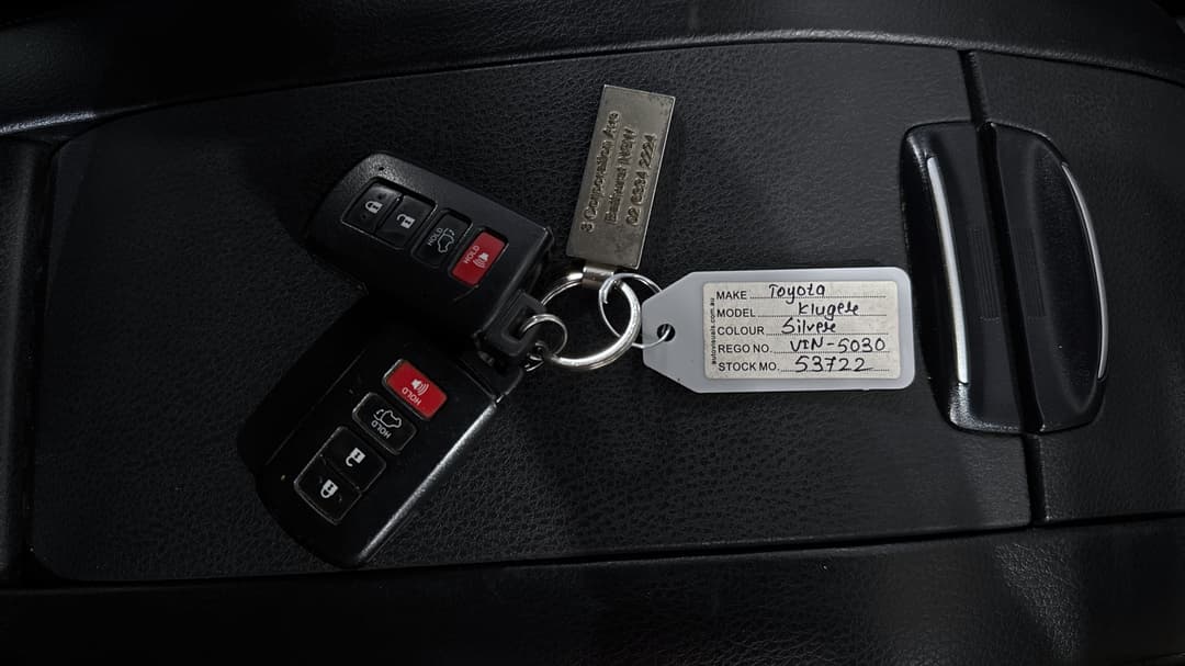 2018 Toyota Kluger Gxl (4x4), Automatic, 117476 km, Key Close-up