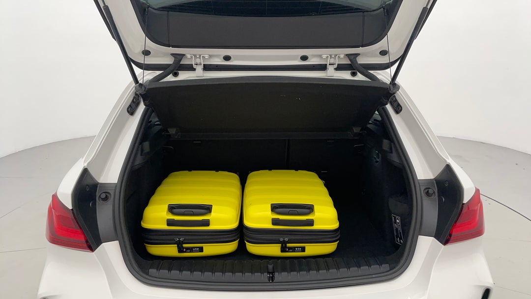 Boot Inside View with Luggage