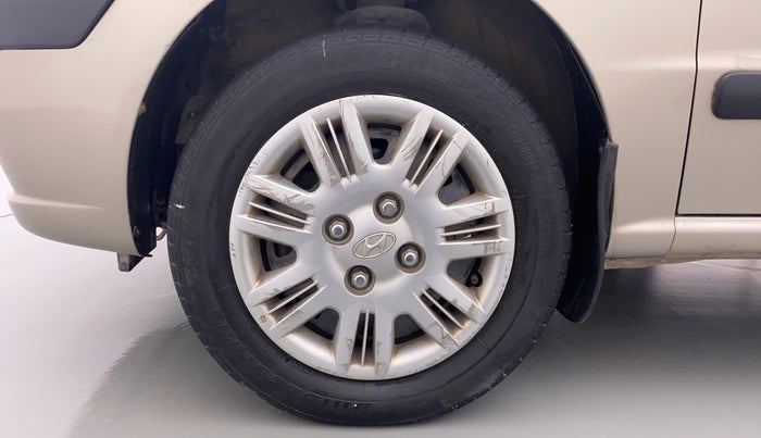 2009 Hyundai Santro Xing GLS, Petrol, Manual, 47,760 km, Left Front Wheel