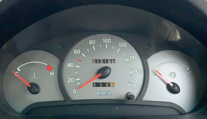 2010 Hyundai Santro Xing GL, Petrol, Manual, 13,198 km, Odometer Image