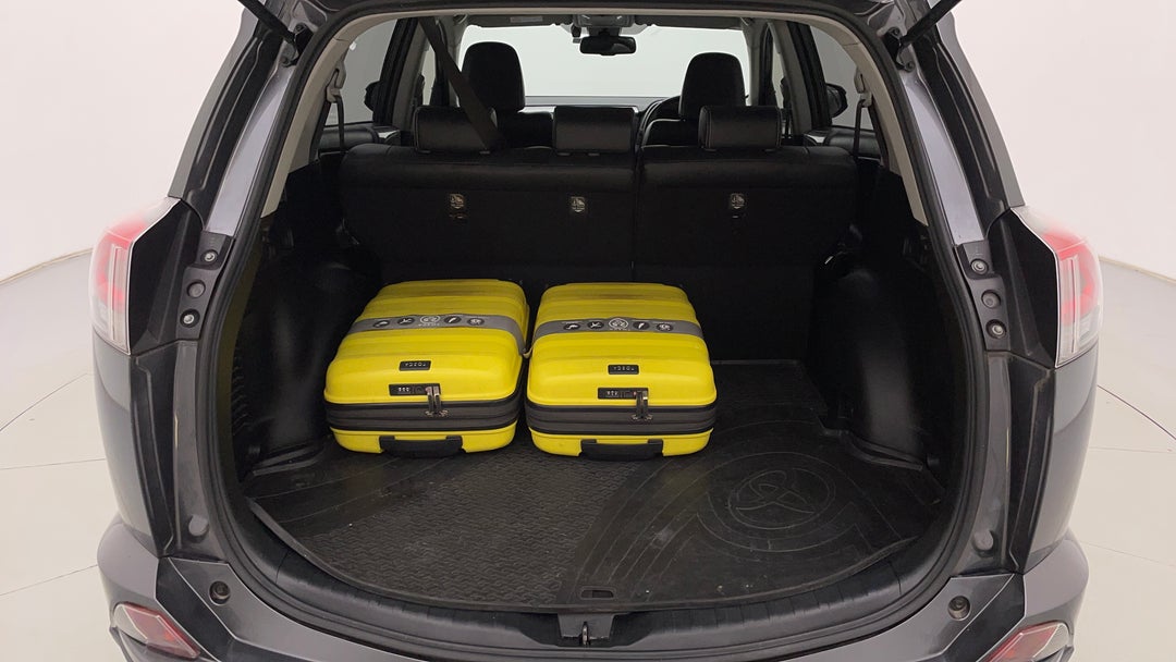Boot Inside View with Luggage