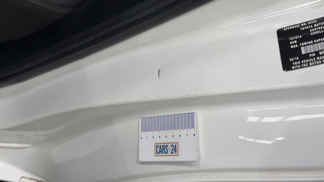 2018 Toyota Corolla Ascent, Automatic, 126950 km, Door Sills Rear LHS Dent