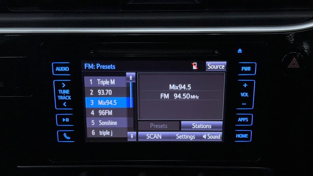 2018 Toyota Corolla Ascent, Automatic, 126950 km, Infotainment System