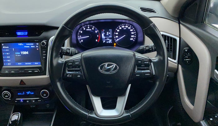 2019 Hyundai Creta 1.6 VTVT SX AUTO, Petrol, Automatic, 31,802 km, Steering Wheel Close Up