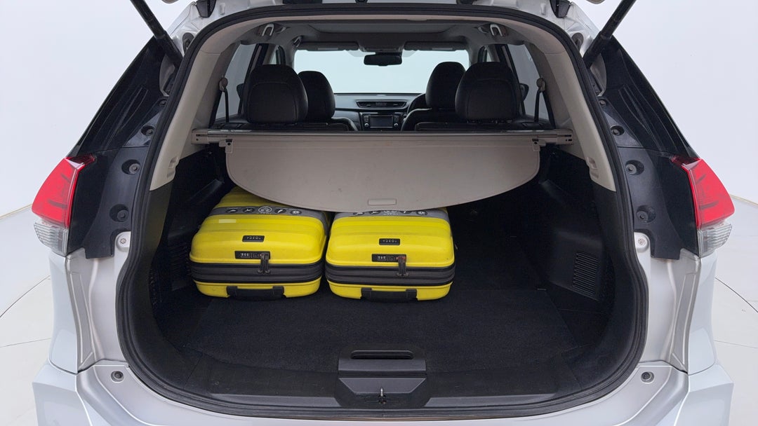 Boot Inside View with Luggage
