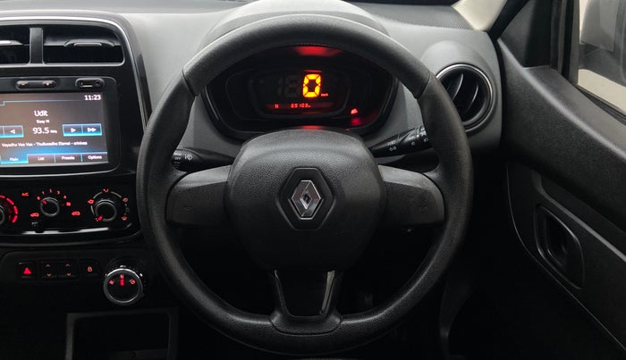 2017 Renault Kwid RXL1.0 EASY-R AT, Petrol, Manual, 68,865 km, Steering Wheel Close Up
